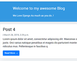 Blogging Site